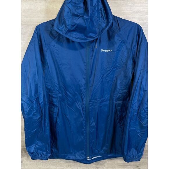 Field & Stream Womens Windbraker Jacket Blue Medium Full Zip Lightweight Running - Picture 1 of 7